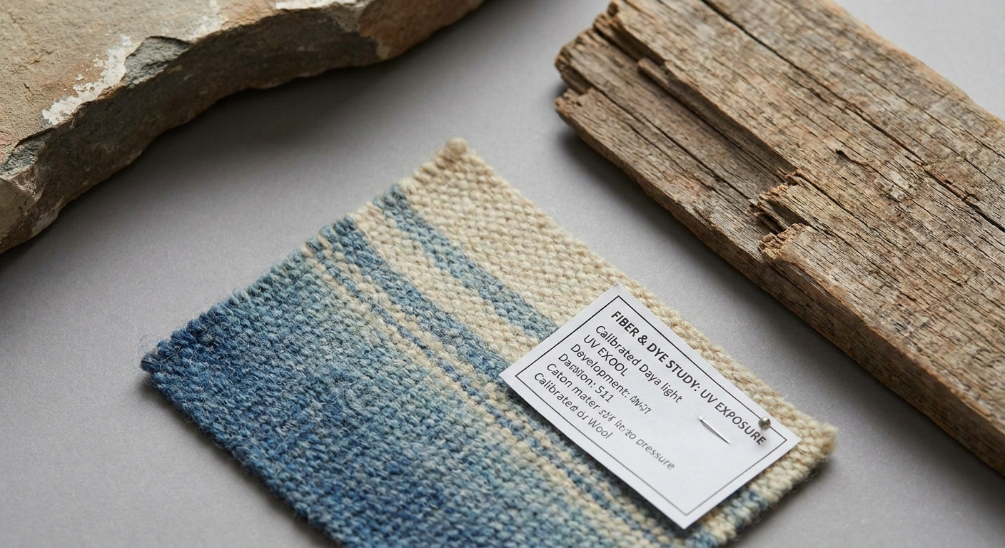 Why textile fading depends on fiber dye and window exposure